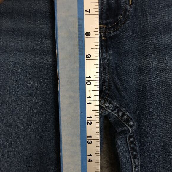 LL Bean Jeans Womens 14 Favorite Fit 34X30 Blue Denim Straight Leg Stretch - Picture 5 of 14